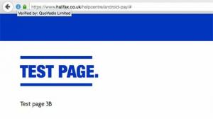 Halifax lança seu site Android Pay no Reino Unido mais cedo - dispara em branco