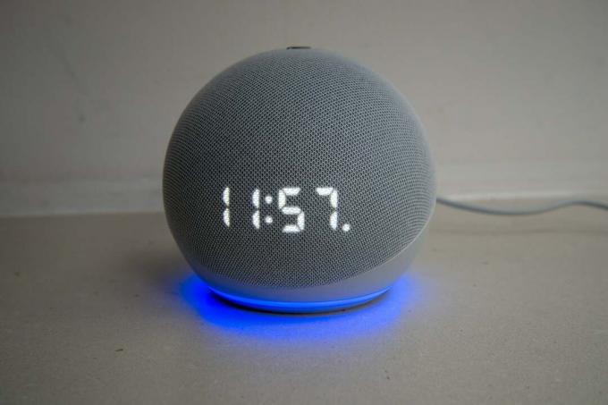 Saatli Amazon Echo Dot (4. Nesil) alarm seti