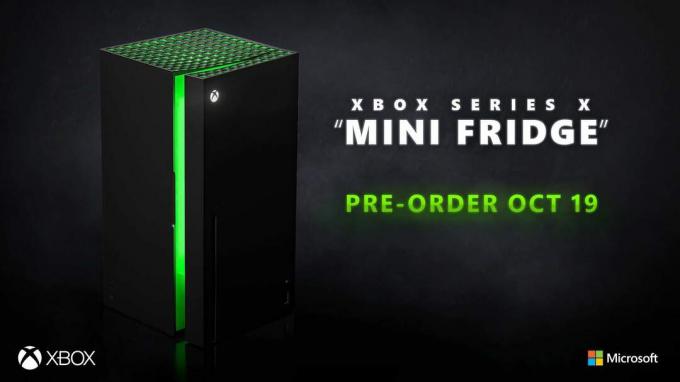 Mini ledničku inspirovanou Xbox Series X bude brzy možné předobjednat