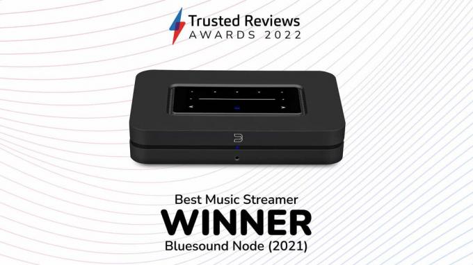 En iyi müzik yayını kazananı: Bluesound Node (2021)