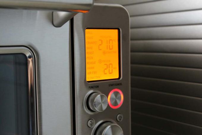 Pantalla de temperatura Sage the Smart Oven Air Fry