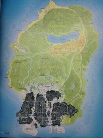GTA 5 haritası vs GTA 4