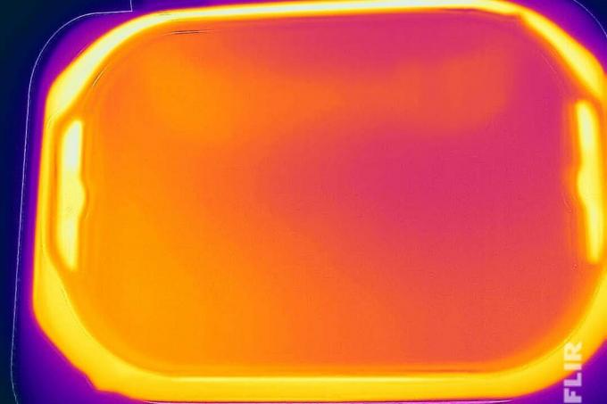 Immagine termica Ninja Foodi MAX Pro Health Grill, piastra piatta e friggitrice ad aria AG651UK