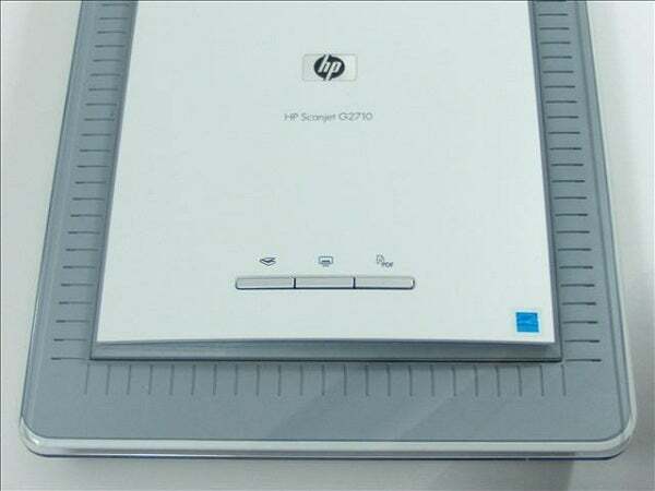 HP Scanjet G2710 - أدوات التحكم