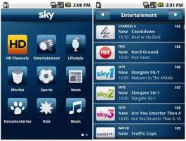 Przegląd aplikacji Sky + Android