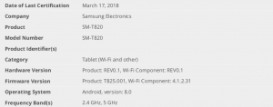 Android 8.0 Oreo atjauninājums Galaxy Tab S3 varētu būt nenovēršams