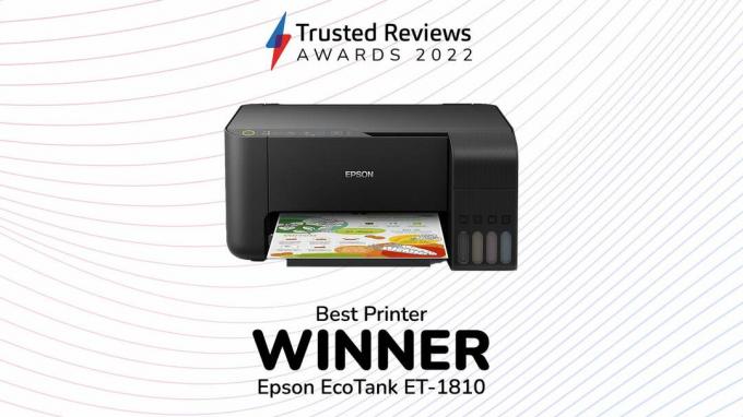 En iyi yazıcı ödülü: Epson EcoTank ET-1810