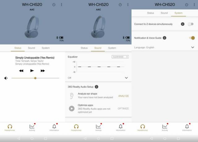 WH-CH520 Kopfhörer-App