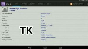 La tablette HTC Nexus X fuit avec le processeur Tegra K1 64 bits