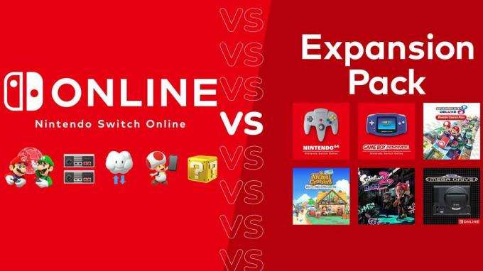 Nintendo Switch Online pret Nintendo Switch tiešsaistes paplašināšanas pakotni