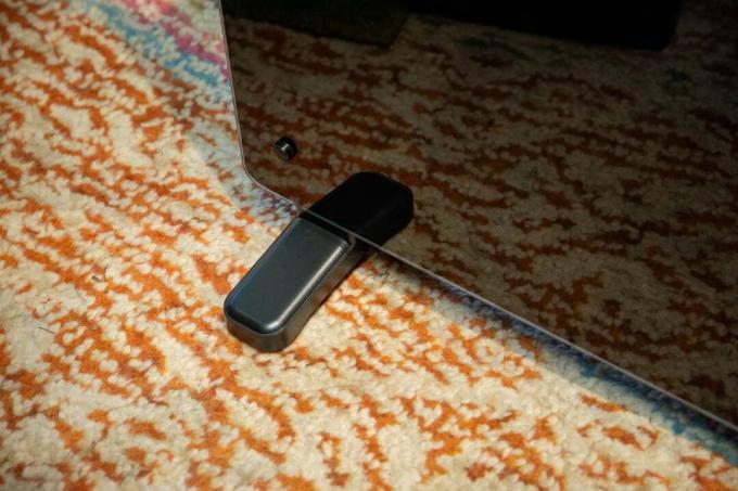 Devola Smart WiFi Platinum 1,5kW Szklany stojak na grzejnik panelowy