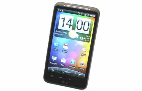 „HTC Desire HD“ priekinis kampas