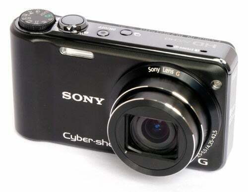 Predný uhol Sony Cyber-shot DSC-HX5