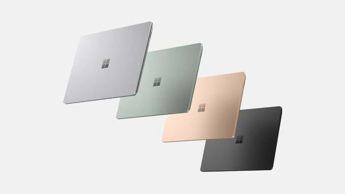 De kleurstellingen van de Surface Laptop 5