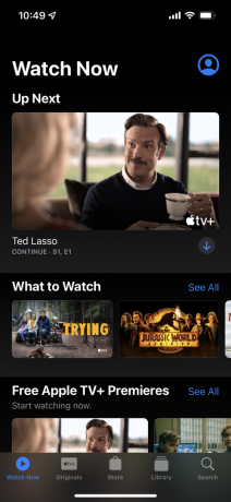 L'écran sur Apple TV Plus