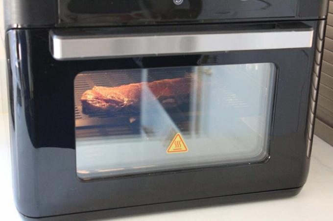 Proscenic T31 Digital Air Fryer Oven steak dalam oven