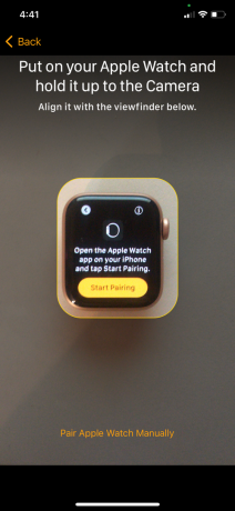 Apple Watch'u kameraya tutun 1 ile eşleştirin