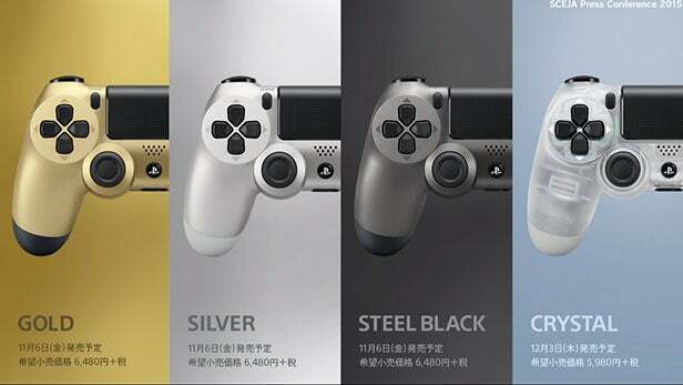DualShock 4 Japonya renkleri
