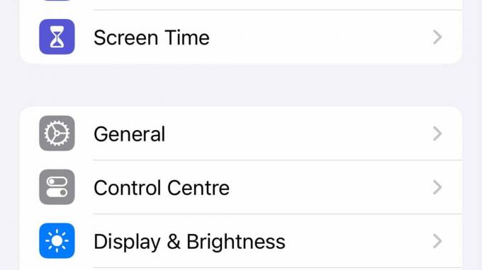 iOS 17'deki ayarlar uygulaması