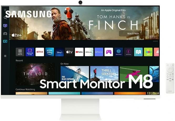 Monitor M8 Samsung yang sangat pintar mendapatkan pemotongan harga Prime Day AS yang drastis