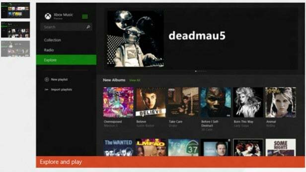 Redesign av Xbox Music