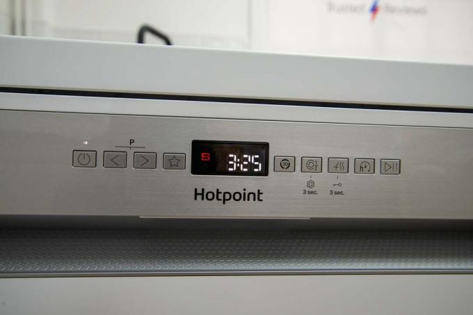 Hotpoint HF7HP33UK-bedieningselementen