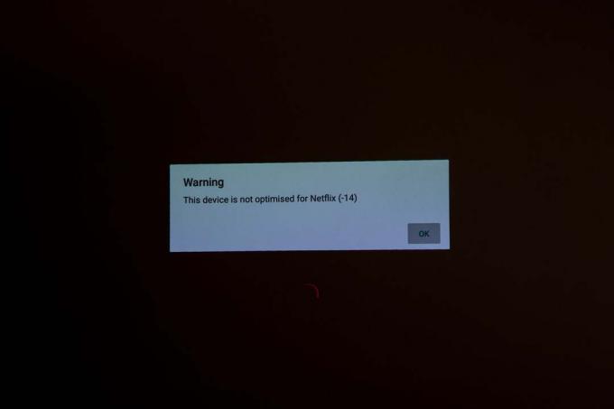 Netflix XGIMI Elfin nefunguje