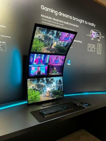 Der gebogene 55-Zoll-Monitor Samsung Odyssey Ark ist das Gefäß für Ihre Gaming-Träume