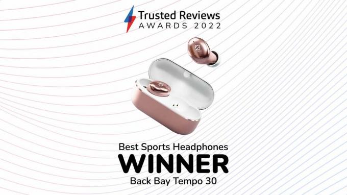 Vencedor do prêmio de melhor fone de ouvido esportivo: Back Bay Tempo 30